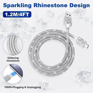 Awell สายชาร์จเร็วชนิด C ประกายเพชร5A 65W สำหรับ iPhone 16/16 pro/ 16 PRO MAX - Product Image 6