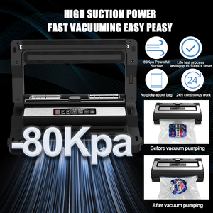 Sellador de Embalaje para Uso Doméstico Sellador de Alimentos al Vacío Comercial Máquina de Sellado y Envasado al Vacío Automática Multifunción - Product Image 6