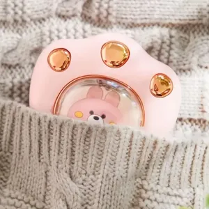 Calentador de Manos con Forma de Garra de Gato, Mini, Bonito, 2 Niveles de Calor, Recargable, Portátil, para el Invierno - Product Image 4