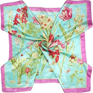 Pañuelo de Seda de Lujo 100% Seda de Morera para Mujer, Pañuelo Cuadrado de Seda de Alta Calidad con Logotipo Personalizado, Accesorios para Bolsos, Tamaño Pequeño - Product Image 6