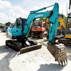 Mini-excavatrice de 6 tonnes SWE60E, excavatrice sur chenilles, excavatrice d'occasion de haute qualité - Product Image 1