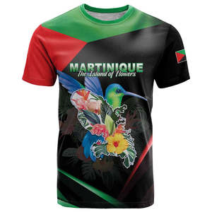 Camisetas Personalizadas para Hombre con Sublimación de Texto, Impresión Bajo Demanda, para Martinica, Camiseta de Martinica, la Isla de las Flores - Product Image 2