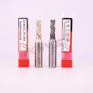 KWS <strong>1</strong>/<strong>2</strong>*4*15 2T Compression Cnc Router <strong>Bits</strong> for Wood on Table Router - Product Image 4