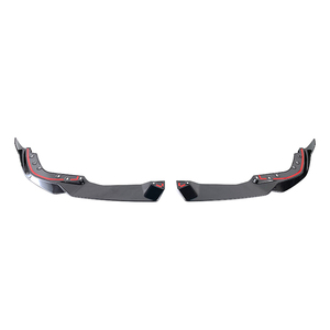 Nuevo Lip Delantero y Divisores de Parachoques de Fibra de Carbono Seca EUROCAR G20 MP/G28 MP para BMW <span class=keywords><strong>Serie</strong></span> 3 G20 MT, Lip Negro de Actualización - Product Image 1