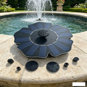Jovtop Solar <b>Floating</b> Fountain 24V <b>Plastic</b> Garden Water Feature Combo Spray Low Pressure Pond Decor - Product Image 2