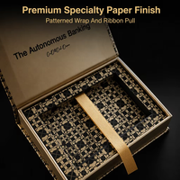 Boîte cadeau magnétique personnalisée en forme de livre avec ruban et insert en EVA, emballage de luxe vide pour cartes VIP et bijoux