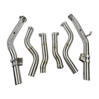 Collecteur d'échappement haute performance pour Mercedes Benz CLS63 E63 5.5T en acier inoxydable 304, crée un son puissant