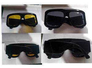 Lunettes de soleil tendance et cool pour les fêtes, monture large, lunettes de soleil de grande taille, UV400, lunettes de soleil de créateur, monture carrée épaisse - Product Image 6