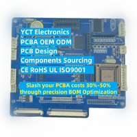 Fabricant d'assemblage de circuits imprimés personnalisés YCT Chine avancée par fichier et BOM Gerber PCB fournis