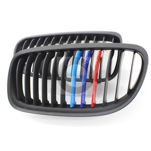 กระจังหน้า BMW E90 E91 ทรง M สีดำด้าน ปี 2009-2011 สำหรับอัพเกรดกันชนหน้า ผลิตจากพลาสติก ABS - Product Image 2