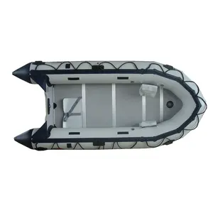 PVC CE 2m 3m 4m 5m 6m Inflatable Hull Boat with Rigid Air and Aluminum Floor Hypalon Material for Fishing and Leisure Use