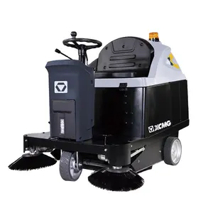 XCMG officiel XGHD100 extérieur rue électrique balayeuse de sol Machines à laver pour le nettoyage des ordures de poussière de feuilles de route