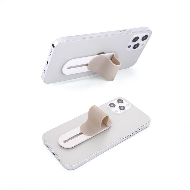 T-Red Best Price Momostick Phone Holder Reusable PU Adhesive Cell Phone Finger Grip Stand Phone Handle Furniture Accessory