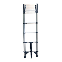 Échelle télescopique 20 pieds, échelle décorative, échelle en aluminium pour tente de toit