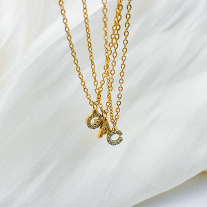 Collana Emanco Fashion Impermeabile in Acciaio Inossidabile Placcato <span class=keywords><strong>Oro</strong></span> con Iniziale Alfabetica (26 Lettere) a Catena a Serpente per Donna, Idea Regalo - Product Image 6