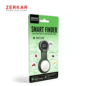 Traceurs intelligents OEM Air Tracker compatibles avec Apple Find My, localisateur d'objets et de clés avec batterie remplaçable - Product Image 1