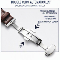 Bracelet de montre en cuir de luxe, kit d'outils pour montre vintage, bracelet de montre intelligent en cuir de vachette, bracelet en cuir véritable 12-24MM