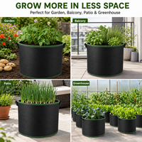 Jardinières non tissées sur mesure pour pommes de terre, carottes, oignons et plus – Respirantes, durables, pour balcon, patio, serre, jardin