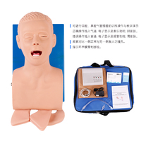 Modelo de intubación traqueal humana, simulador de entrenamiento de intubación Nasal