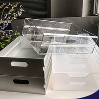 Tiroir de rangement en plastique Pp transparent pour avion, vente en gros, haute qualité, prix bon marché