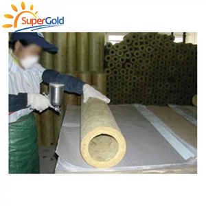 <span class=keywords><strong>Tube</strong></span> d'isolation en laine de roche SuperGold recouvert de feuille d'aluminium pour pipeline - Product Image 6