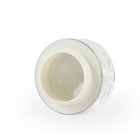 Pot à crème en acrylique 7g à coupe diamantée, flacon de lotion double couche, échantillon de sérum haut de gamme, couvercle intérieur sérigraphié, forme personnalisée, Shandong