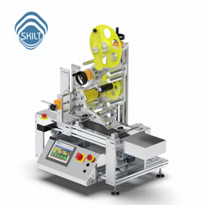 Machine d'étiquetage de cartes de pagination de bureau SKILT pour impression en ligne, applicateur d'étiquettes de bureau compact adapté pour l'impression de numéros de lot - Product Image 1