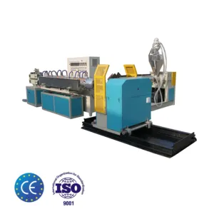 Plastic pvc Pipe Extruders machine Single layer strong corrugated pipe roller manufacturer machine extrusion production line