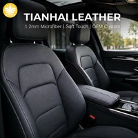 Cuir synthétique PU de qualité supérieure multicolore pour sièges et intérieurs de voiture BMW série MB