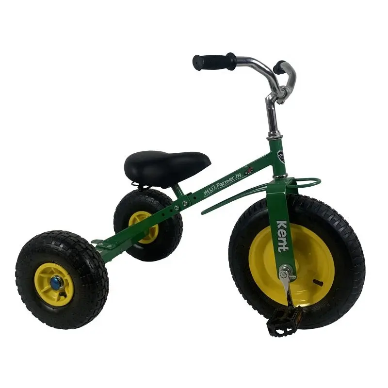 Juguete para niños al aire libre, triciclo todo terreno, carrito de remolque, Combo de marco de acero a Pedal