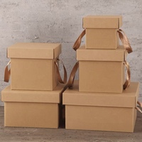 Boîte carrée en carton ondulé personnalisée, écologique, réutilisable, gaufrée, pour fleurs, festivals, cadeaux, cosmétiques et parfums – Vente en gros