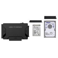 Cable Convertidor USB3.0 a SATA/IDE G-karve, Adaptador USB3.0 1 a 3 con Conductor de Núcleo de Cobre para Uso Electrónico