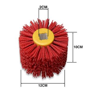 Rueda Abrasiva Roja para Pulir <span class=keywords><strong>y</strong></span> Desoxidar, para Amoladora Angular, Restauración <span class=keywords><strong>de</strong></span> Madera - Product Image 1