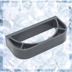 Magnetic Spoon Holder 9.5cm X 4.5cm X 2cm Plastic Kitchen <b>Storage</b> <b>Rack</b> <b>For</b> Chopsticks Spoon Single Tier Rectangular Design - Product Image 3