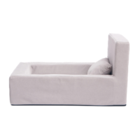 Lit orthopédique pour chien, luxe moderne, motif uni, offrant un confort et un style de premier ordre pour votre chien choyé