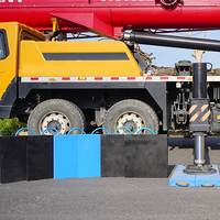 Plaques de stabilisation robustes pour grue, supports de grue, tampons stabilisateurs en HDPE UHMWPE pour grue