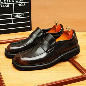 Zapatos Oxford Derby de Cuero Casuales, Cómodos y Antideslizantes, Adecuados para Ocasiones Formales de Negocios y Bodas para Hombres - Product Image 6
