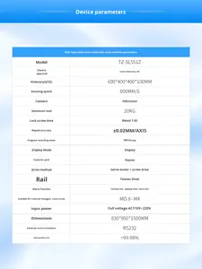 Machine de serrage de vis à positionnement visuel entièrement automatique en forme de pêche <span class=keywords><strong>Taozi</strong></span>, visseuse électrique CCD sur pied, garantie 1 an - Product Image 4