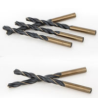 Foret HSS de haute qualité d'usine M35 forets hélicoïdaux à tige droite en cobalt pour le forage en acier inoxydable