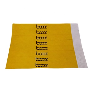 Pulsera RFID de papel desechable con logotipo personalizado - Product Image 1