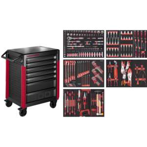 Kraftwerk PRO LINE Mobile <b>Tool</b> <b>Cabinet</b> PT800 7 <b>drawers</b> 274 pcs. - Product Image 1