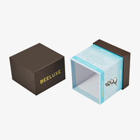Boîtes cadeaux cylindriques rigides en carton recyclé avec logo personnalisé en relief, doublure en éponge, sans couvercle, pour l'emballage des bougies