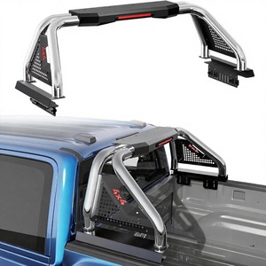 โรลบาร์สแตนเลสอเนกประสงค์สำหรับรถกระบะ 4x4 แบบ Heavy Duty ป้องกันสนิม อุปกรณ์ตกแต่งภายนอกรถยนต์สำหรับออฟโรด - Product Image 1