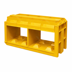Hochbelastbare Ineinandergreifende Lego-Block-Form für Vorgefertigte Beton-Stützmauer - Hochfeste Q235 Stahlschalung - Product Image 3