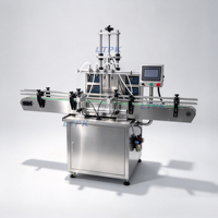 Machine de remplissage automatique à quatre têtes à pompe magnétique LT-VMPF4 pour liquides, remplisseuse de bouteilles pour jus, fruits, vin, sauce soja, vinaigre, lait, toner