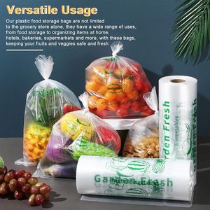 Clear PE Plastic Produce <b>Bags</b> Roll 1000 <b>Small</b> <b>Bags</b> for Fruits Vegetables Bread Storage Kitchen Food Storage Roll Packaging - Product Image 5