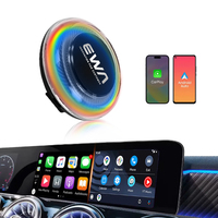 Tragbare Auto Multimedia Box Blue Tooth Stereo Ai TV-Box Youtube Auto Netflix Wireless Carplay Ambient Led Car Play