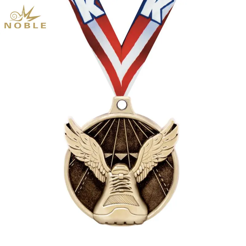 Noble Manufacturer Metal Medal Badge Sports Gift Custom Bespoke Logo Running Marathon Trophy Awards Craft Pin Medal