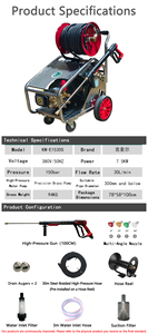 Sturatubi Elettrico ad Alta Pressione di Alta Qualità di Nuovo Tipo per la Pulizia e la Manutenzione di Tubazioni Industriali - Product Image 5