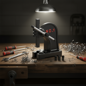 Presse à colonne manuelle Db Wholesale 1 tonne en fonte, presse de précision de table haute rigidité pour le travail du bois - Product Image 2